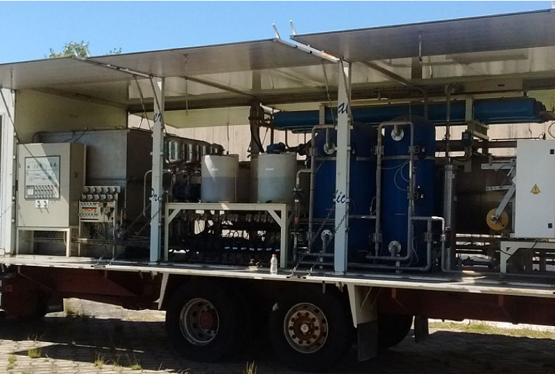 Puesta en marcha de planta potabilizadora móvil.. Imagen