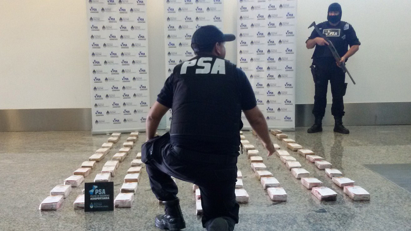 La PSA incautó más de 700 kg de marihuana despachada en encomiendas