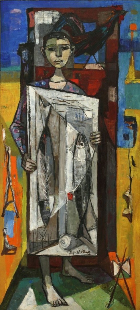 “El envío”, obra con la que Forner ganó el Gran Premio de Honor en el Salón Nacional de 1956. Obra perteneciente al Museo Nacional de Bellas Artes, no exhibida actualmente.