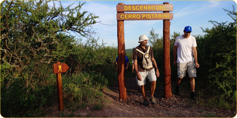 Ingreso sendero Cerro Pistarini