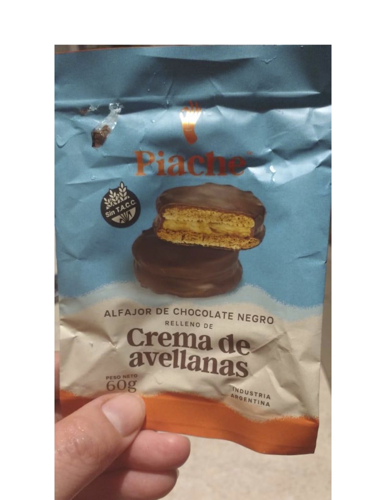 Alfajor Piache rotulado