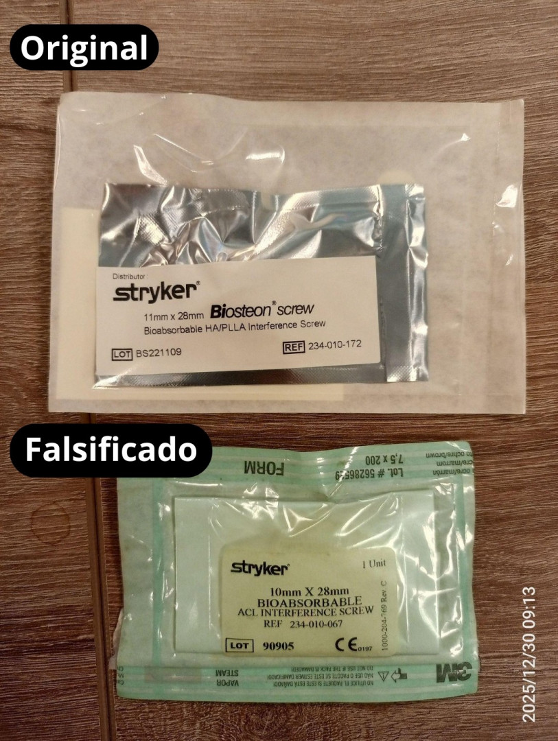 Imagen comparativa entre el producto original y el flasificado.