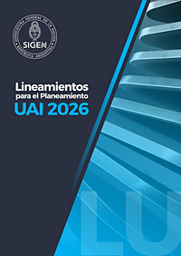 Lineamientos para el planeamiento UAI 2026 Lineamientos para el planeamiento UAI 2026