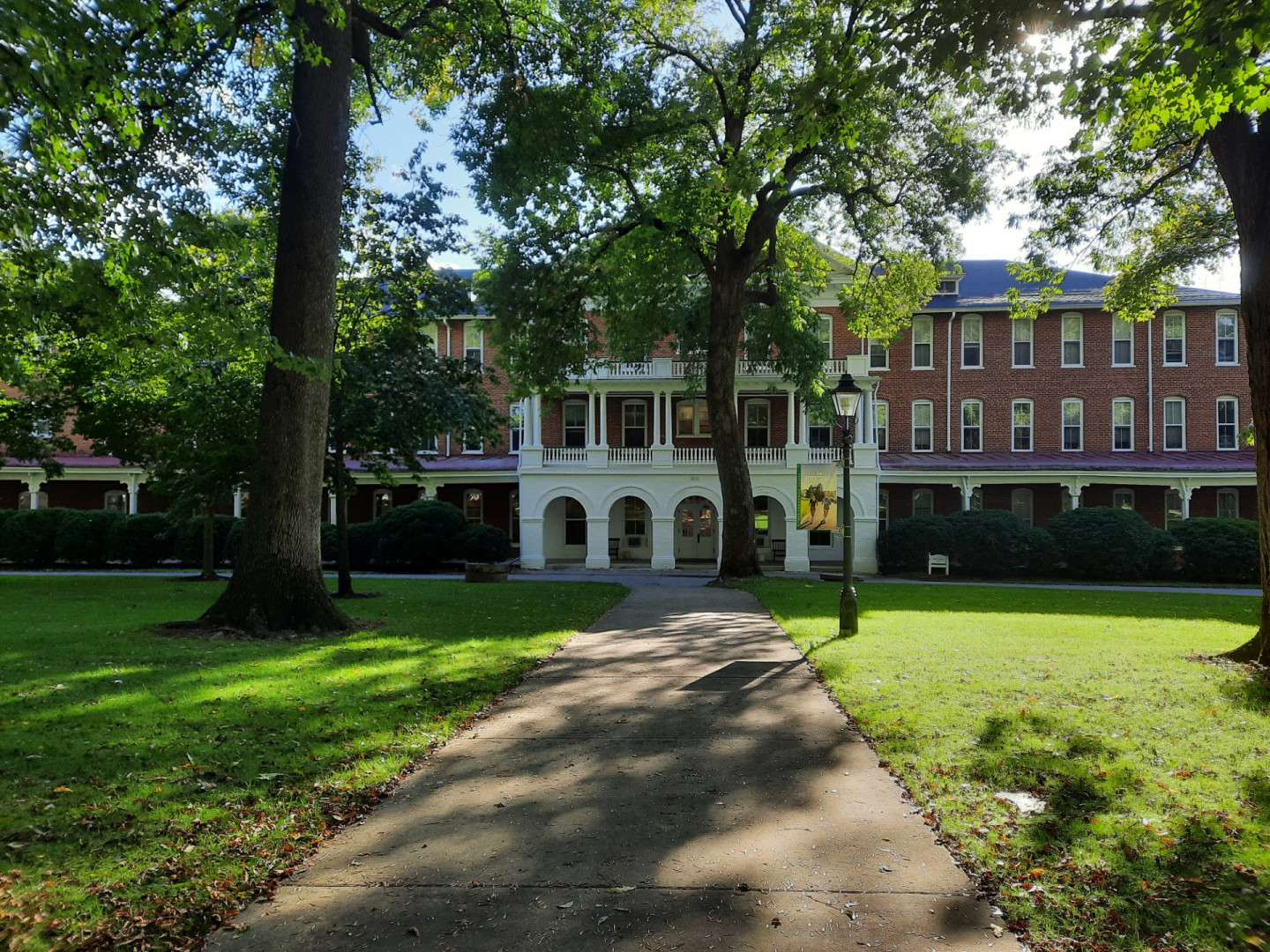 El edificio de Hollins University en Roanoke, Virginia.