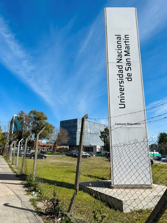 Visita al Campus Miguelete de la UNSAM, Provincia de Buenos Aires.