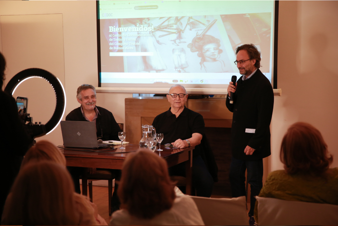 Jorge Dubatti, Mauricio Wainrot y Tulio Andreussi Guzmán