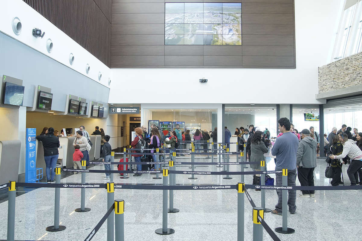 El aeropuerto de Comodoro recibió casi medio millón de pasajeros y tuvo aun impacto de $15 mil millones en la región