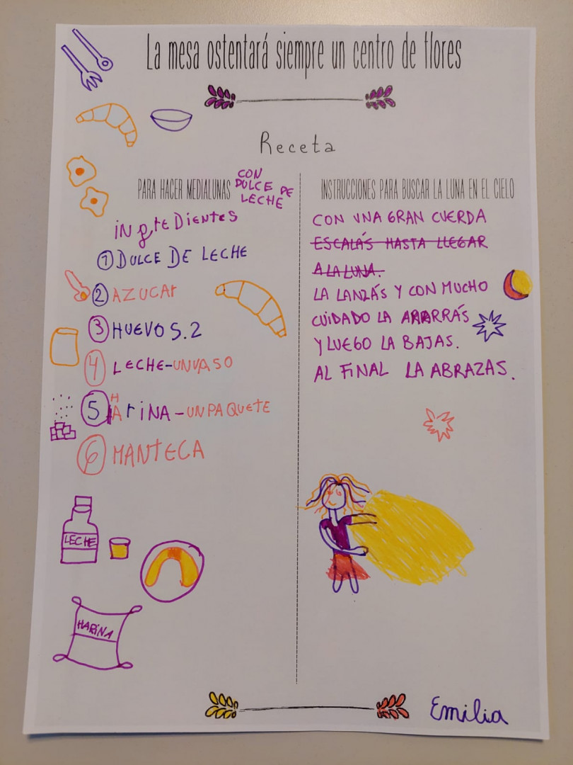 Recetas de medialunas y para bajar la luna