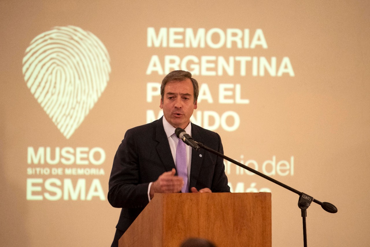 En su séptimo aniversario, Soria promovió la candidatura del Museo Sitio de la Memoria ESMA como Patrimonio de la Humanidad