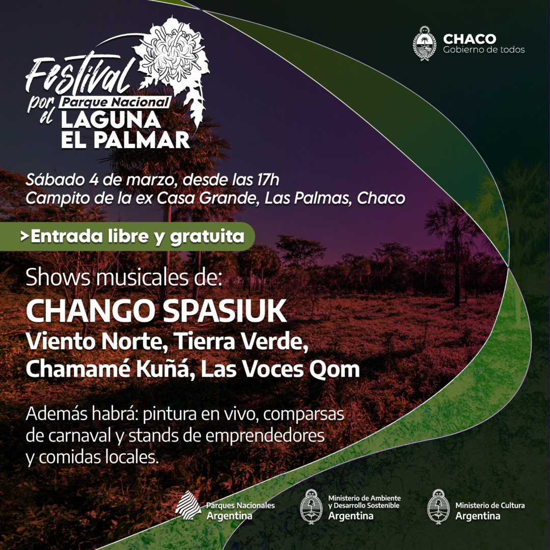 Se celebrar un Festival por el Parque Nacional Laguna El Palmar