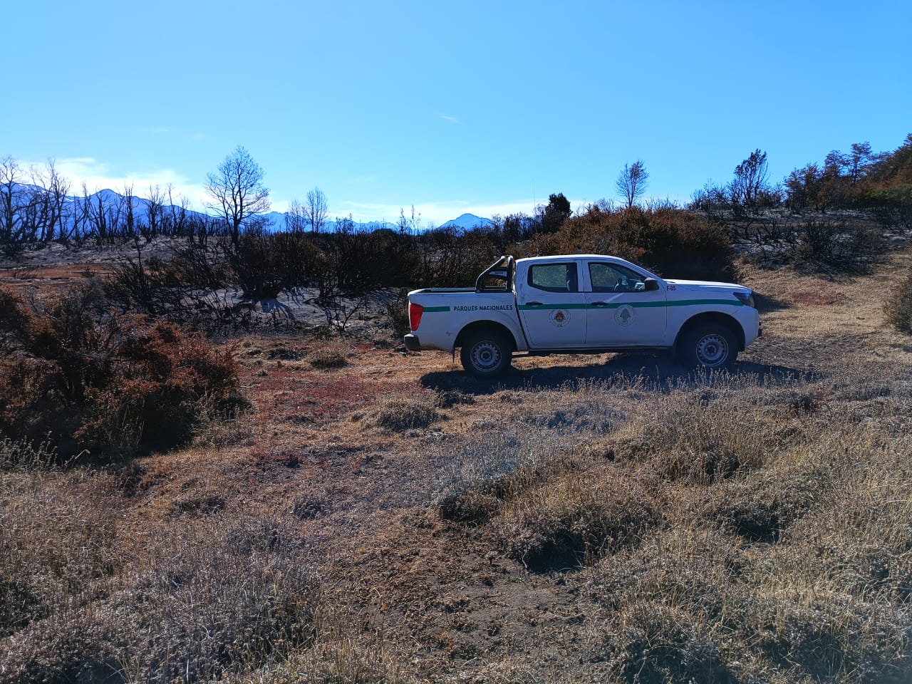 Parques Nacionales de activa participación en la lucha contra el fuego.