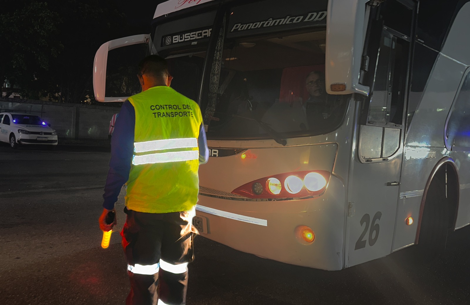 Controles nocturnos en la autopista Buenos Aires – La Plata