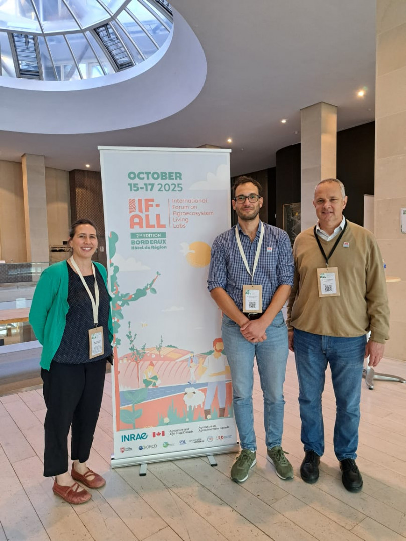 Amparo Gaona, Lucas Díaz y Eduardo Cittadini